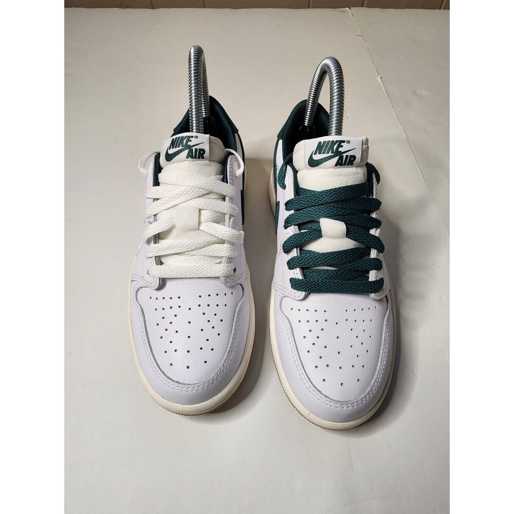 Nike Air Jordan 1 Retro OG Low Sneakers Womens 5.5 White Green Philly Eagles
